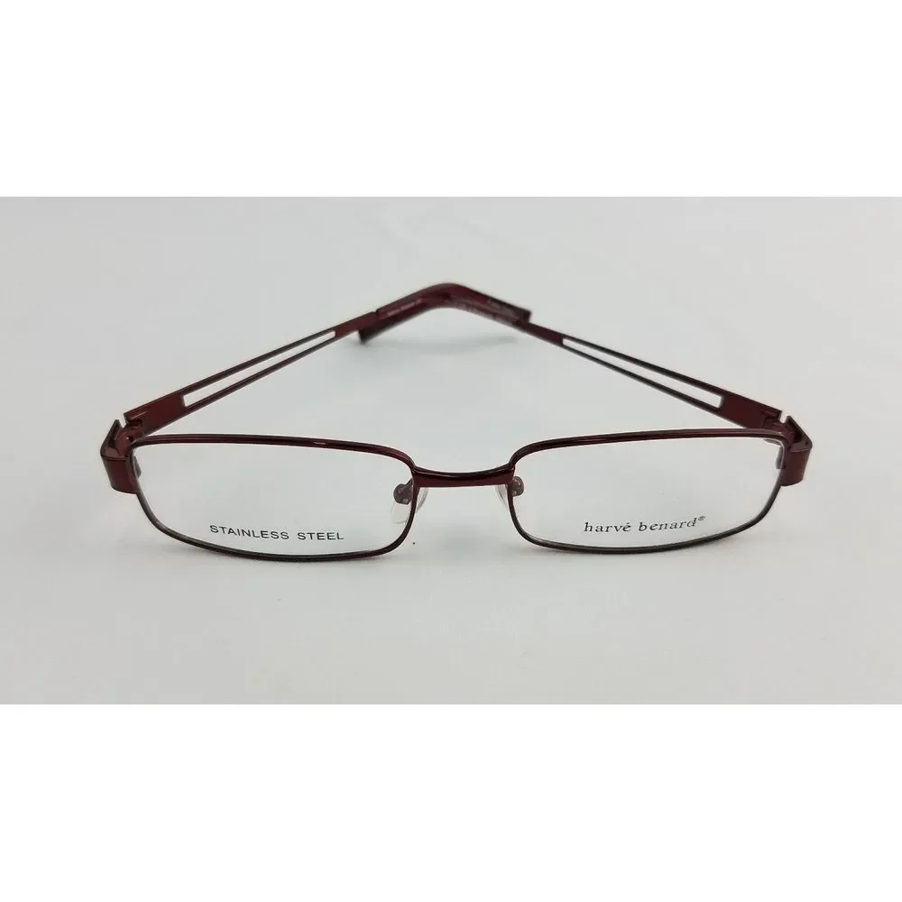 Harve Bernard Eyewear HB548 Size: 51-17-140 Color: Burgundy‎